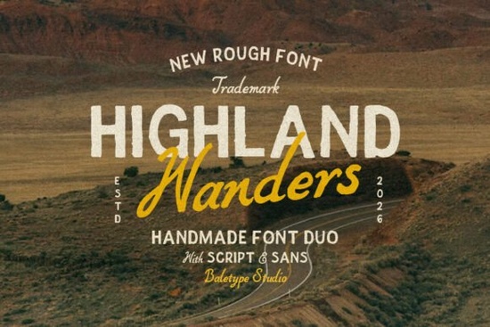 Highland Wanders Font